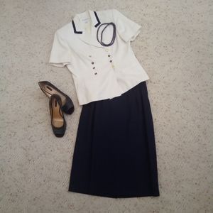 Preston & York Petites summer suit.